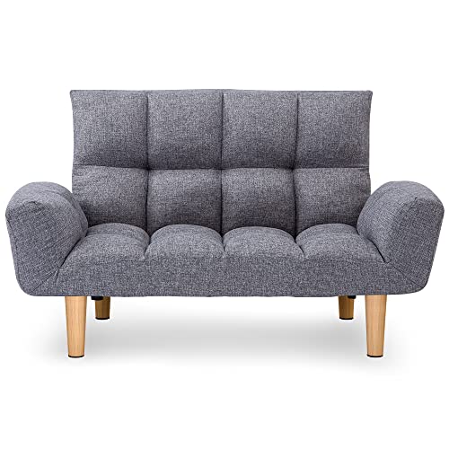アイリスプラザ ローソファ 14段階リクライニング 幅約108cm 2WAY 