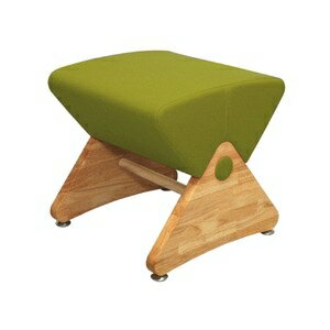 その他 デザイナーズスツール アジャスター付き クリア(布:グリーン/PU)【Mona.Dee】モナディー WAS01S ds-1411256