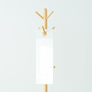 その他 フックミラー(60)(ホワイト/白) 幅20cm×高さ60cm ウォールミラー/壁掛け/鏡/飛散防止加工/スリム/姿見/省スペース/日本製/モダン/完成品/NK-600 ds-1545646