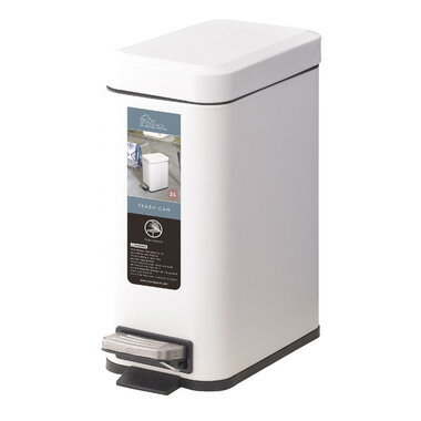 トラッシュカン 5L LFS-232WH 東谷 azumaya 【メーカー直送 代引不可】ゴミ箱 ダストボックス