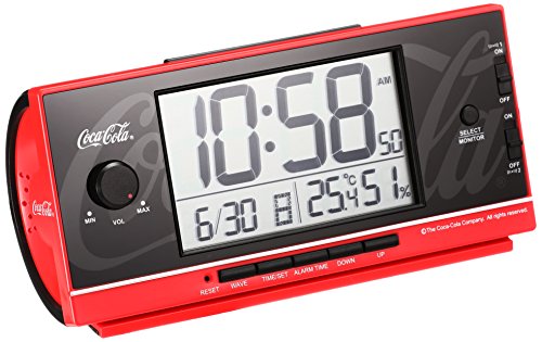 セイコー クロック 目覚まし時計 コカ・コーラ Coca-Cola 電波 デジタル 大音量 赤 AC602R SEIKO AC602R