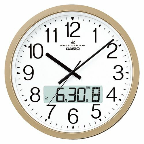 カシオ 電波クロック 掛時計 1 個 IC-4100J-9JF 文房具 オフィス 用品【送料無料】