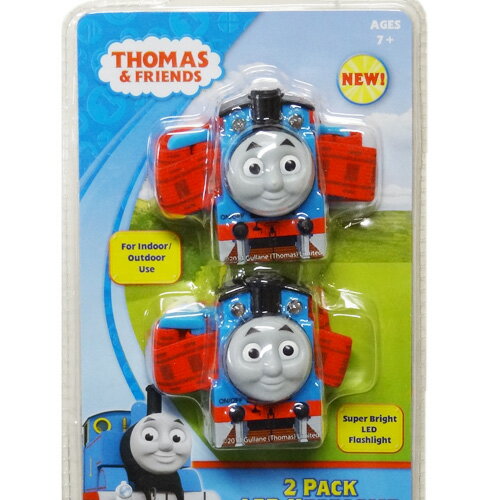 きかんしゃトーマス ヘッドランプ 2個 11303 THOMAS ライト インドア アウトドア キャンプ LED HEAD LIGHT 子供 こども キッズ インポート メール便不可【10p】