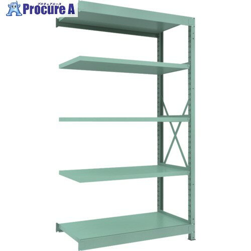 TRUSCO R3型中量棚 1200X600XH2100 5段 連結 R3-7465B (W1200XD600XH2100 5ダン) 1台 ■▼504-7897【代引決済不可】