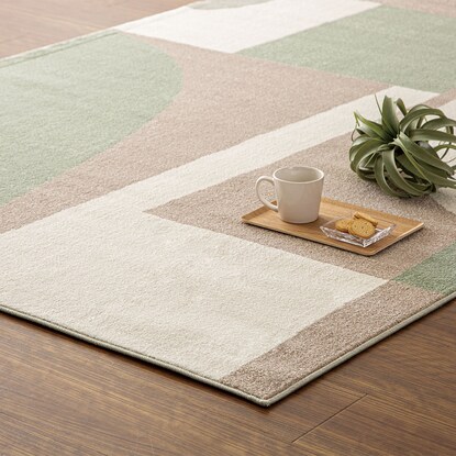 ウィルトン織りラグ(160X235 ORW03)