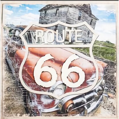 キャンバスポスター(3D ROUTE66)