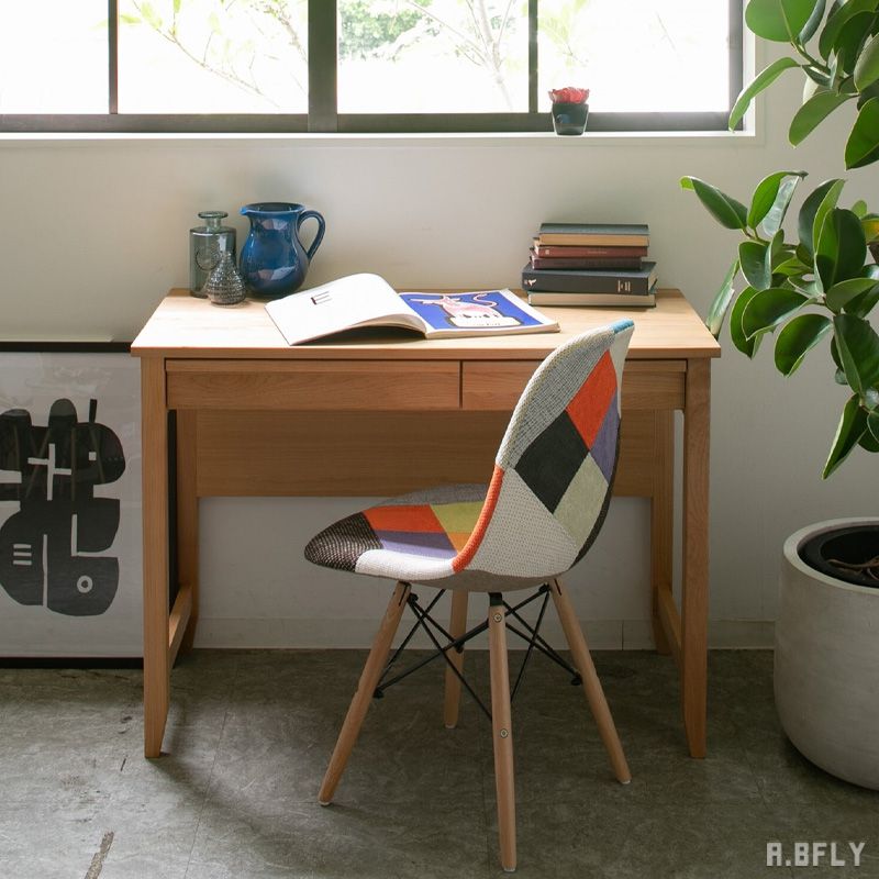 デスク 学習机 学習デスク 天然木 木製デスク 机 作業机 テレワーク 在宅ワーク アルダー材 コンパクト シンプル リビング学習 お祝い プレゼント 新入学 勉強机 ナチュラル 引き出し 収納 90cm 100cm 120cm 組み合わせデスク オイル塗装 キッズデスク