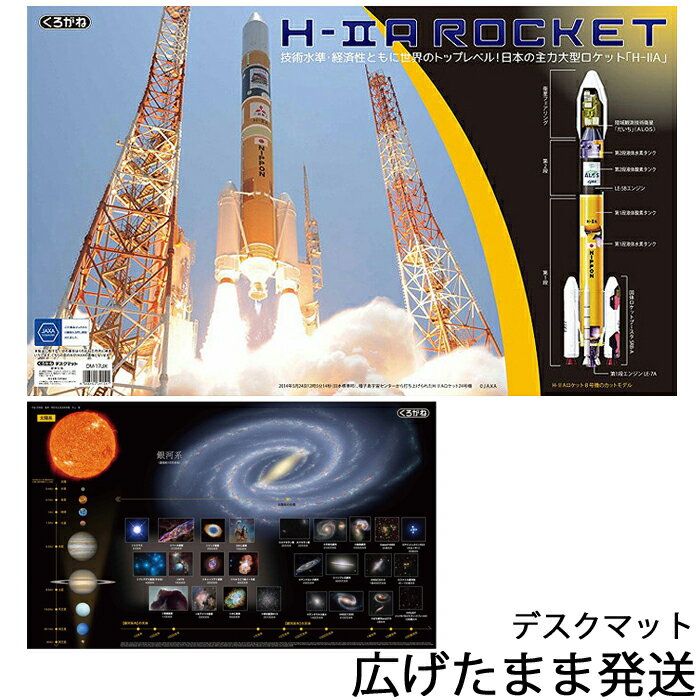 デスクマット ロケット DM-17JX 宇宙 天体 数量限定 くろがね 2021年北海道・九州は送料500円かかります。