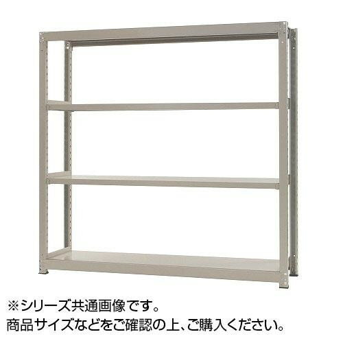 中量ラック 耐荷重300kgタイプ 単体 間口900×奥行600×高さ1800mm 4段 ニューアイボリー メーカ直送品  代引き不可/同梱不可