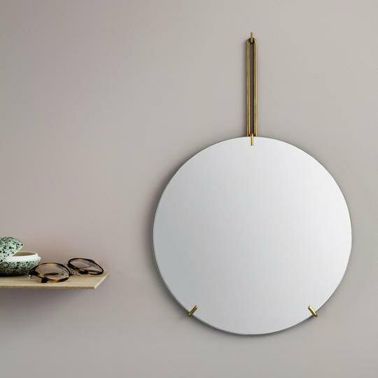 MOEBE ムーベ WALL MIRROR BRASS 30cm ウォールミラー ブラス 鏡