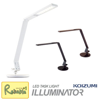 ポイント10倍! コイズミ ILLUMINATOR LEDライト【 PCL-011WH PCL-012BK PCL-013BR 】イルミネイター 学習机デスクライト 学習デスク【po-3】【koi10】【S/74.9】