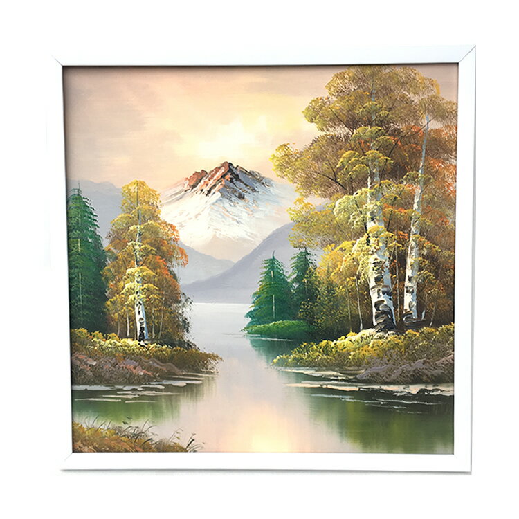 【在庫処分特価!】絵画 油絵 風景画a-1 簡易額仕立