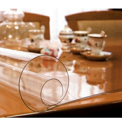 テーブルマット ビニール 1mm厚透明テーブルマット【100×180cm】定形サイズ テーブル テーブルマット ビニールマット【既製 角落とし】【日本製】