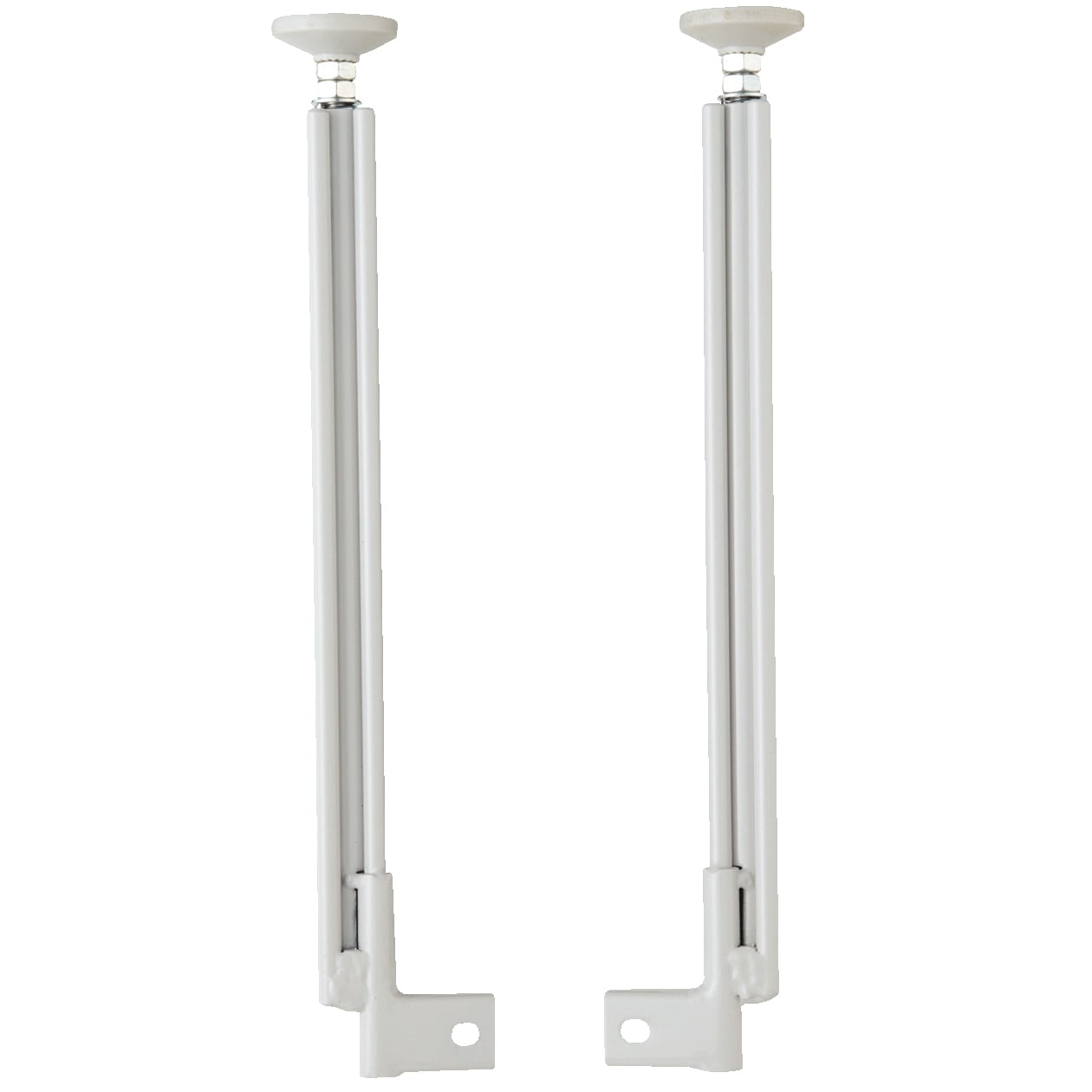 スチールユニットシェルフ用つっぱりパーツ　大　ライトグレー　無印　MUJI MUJI (無印良品) - スチールユニットシェルフ用つっぱりパーツ