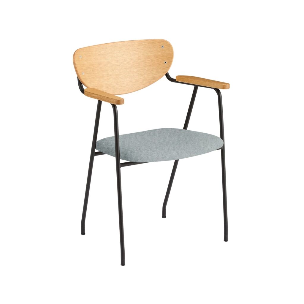 [IDEE]DJANGO ARM CHAIR BK CA1497