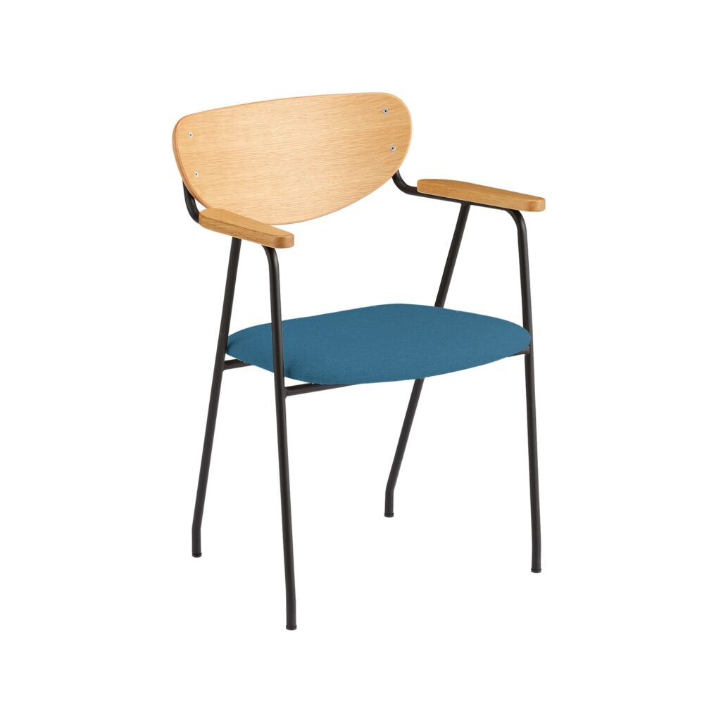 [IDEE]DJANGO ARM CHAIR BK CA1470