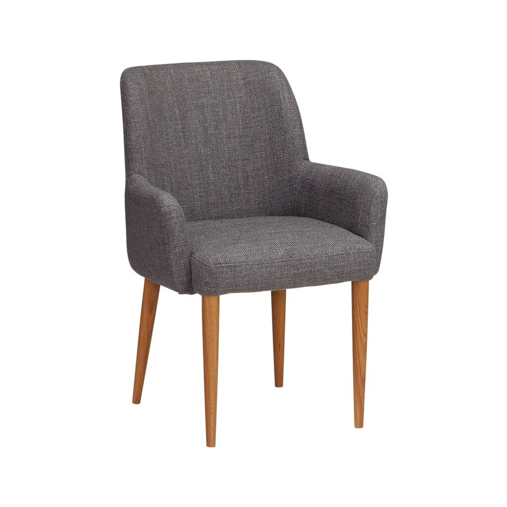 [IDEE]LIEVRE ARM CHAIR GRAY NA Legs