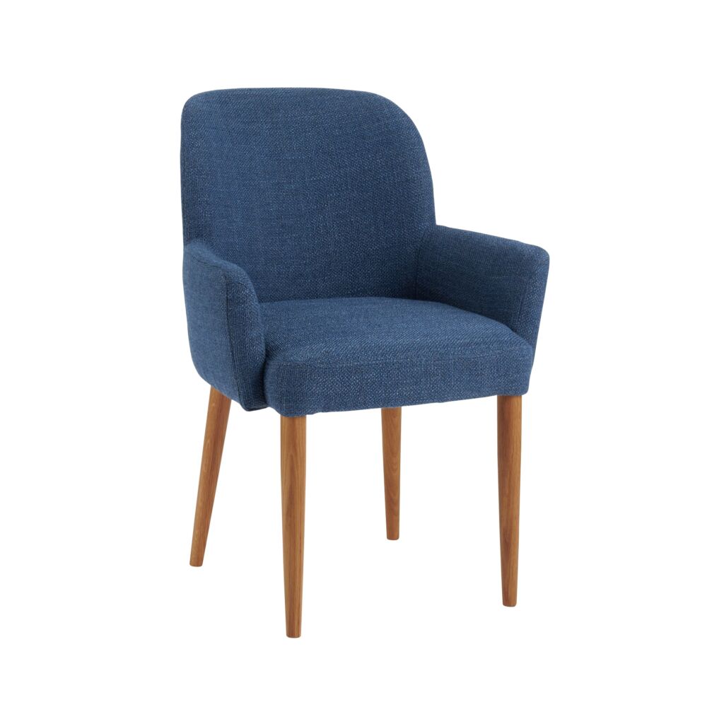 [IDEE]LIEVRE ARM CHAIR NAVY NA Legs