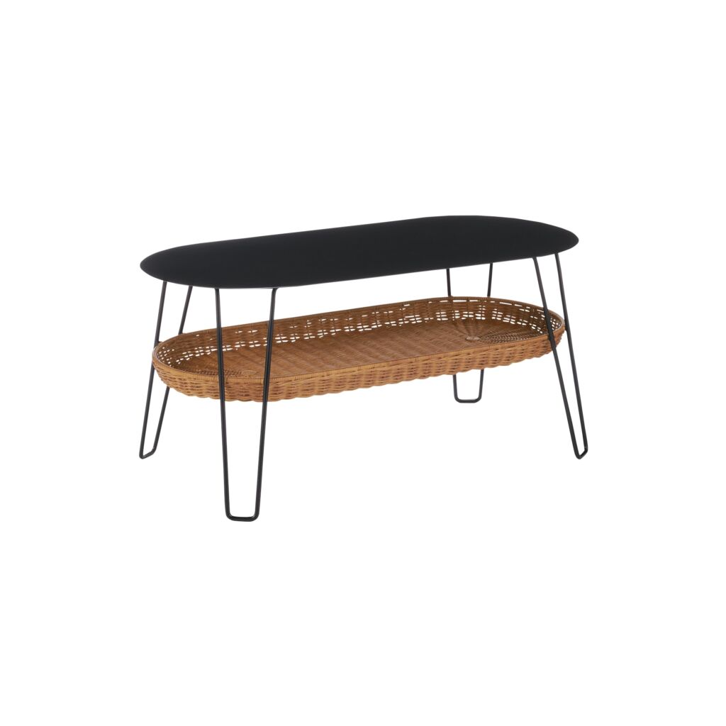 [IDEE]WALLABY LOW TABLE OVAL BLACK