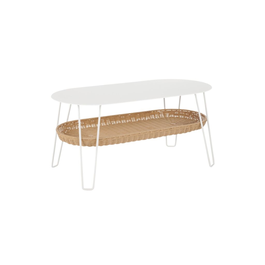 [IDEE]WALLABY LOW TABLE OVAL WHITE