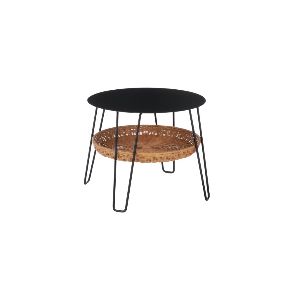 [IDEE]WALLABY LOW TABLE ROUND BLACK