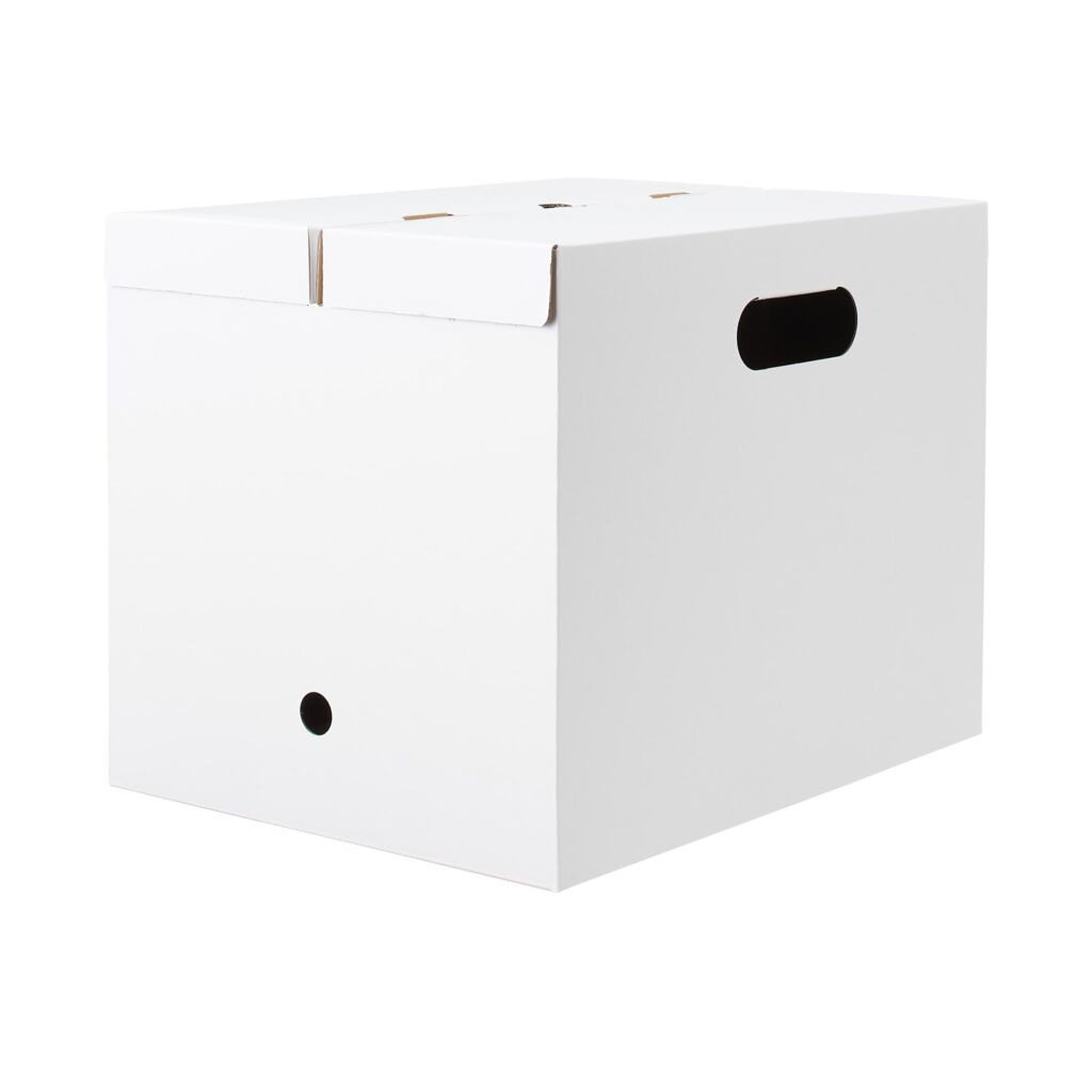 ダンボールファイルボックスフタ付き