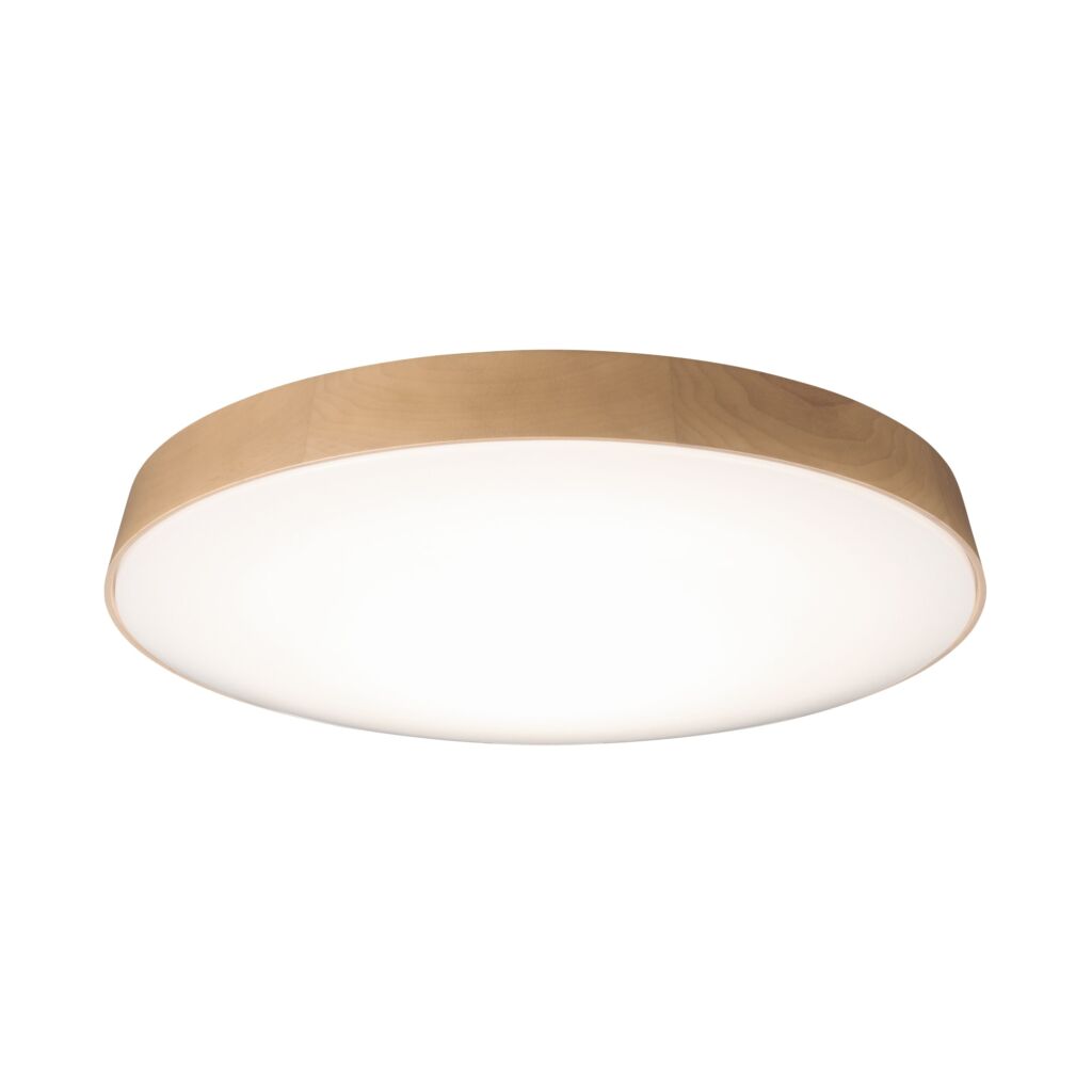 LED木製シーリングライト・調光調色機能付・ナチュラル