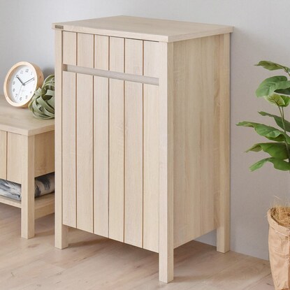 作業台としても便利な高さ90cmのキャビネット(アイボリー)