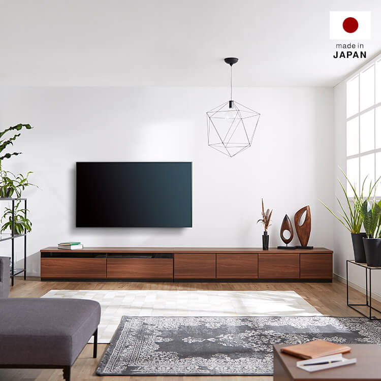 [幅330] テレビ台 ローテレビ台 完成品 日本製 コーナーテレビ台 コード収納付