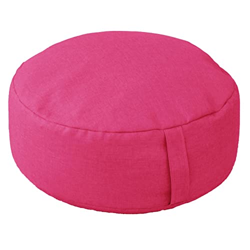 セルタン ビーズクッション 丸型 クッション Mサイズ ローズピンク 日本製 A1192a-632RED