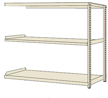 【個人宅配送不可】サカエ SAKAE / RKラック(連結・均等耐荷重:250kg/段・3段タイプ) RKN-8653RI【代金引換・配送時間指定不可】【サカエの大型商品は車上渡しです】