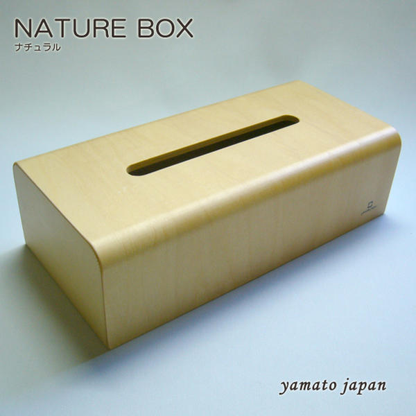 ◆18周年感謝特別価格!◆yamato japan(ヤマト工芸)【日本製】ティッシュケース NATURE BOX 色:ナチュラル