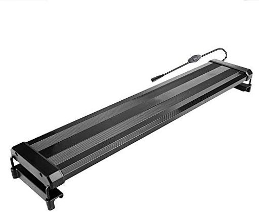 水槽用LEDライト エルエンスタジオ 観賞魚飼育用アクアリウムライト水草育成 長寿命 省エネ2パターン切替 72LED(60白 12青) 55-72CM水槽対応 (11W)