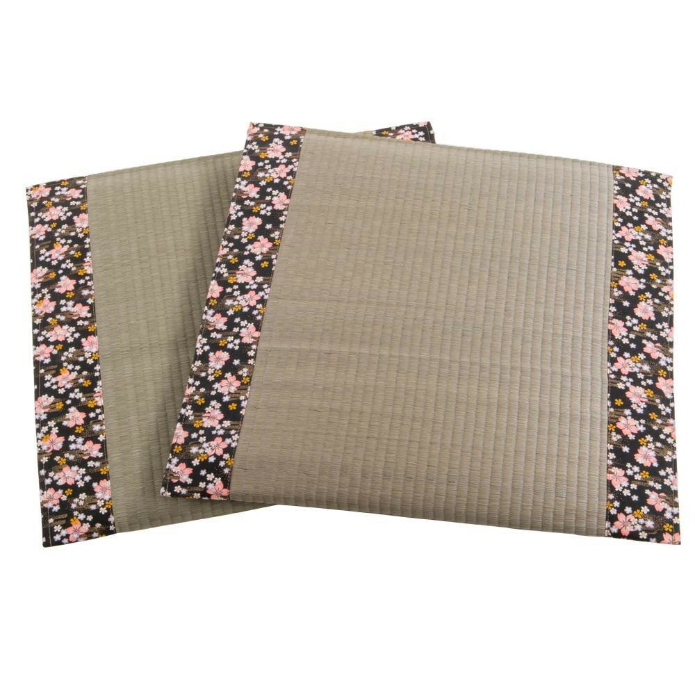 おしゃれ家具 通販 い草座布団 桜 約55×55cm 2枚入り SEN6213372 お洒落な おしゃかわ 雑貨