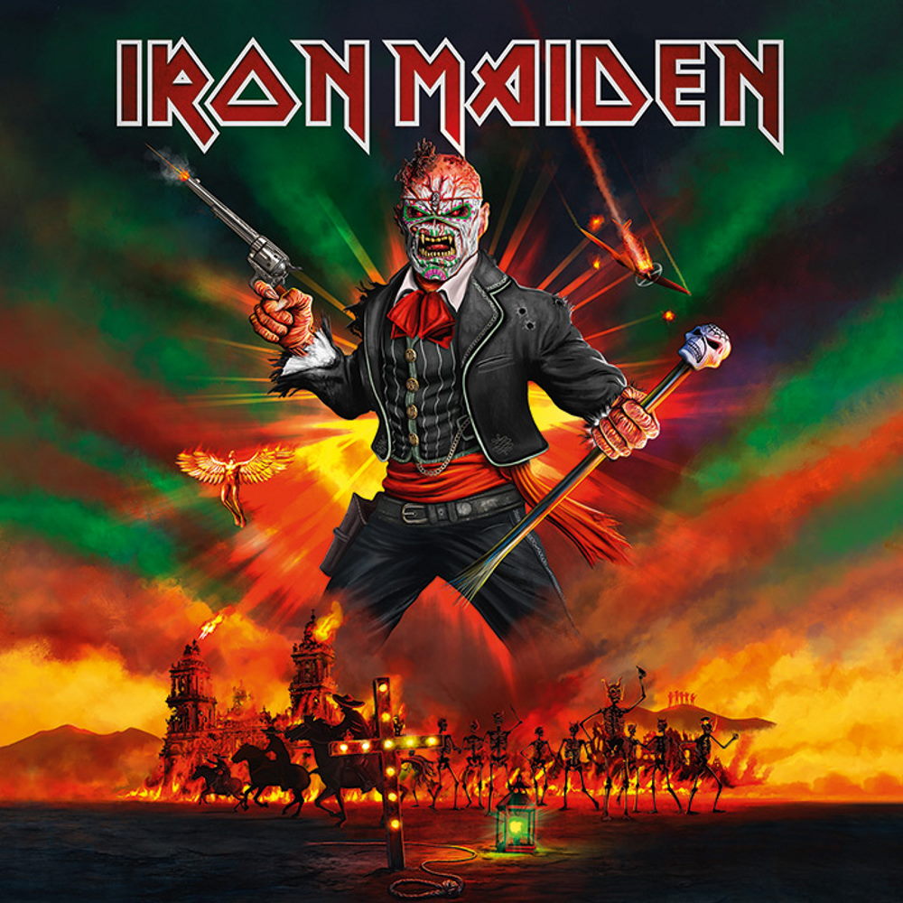 IRON MAIDEN アイアンメイデン - Iron Maiden / キャンバス・プリント木枠(40×40×2.5cm) / インテリア額 【公式 / オフィシャル】