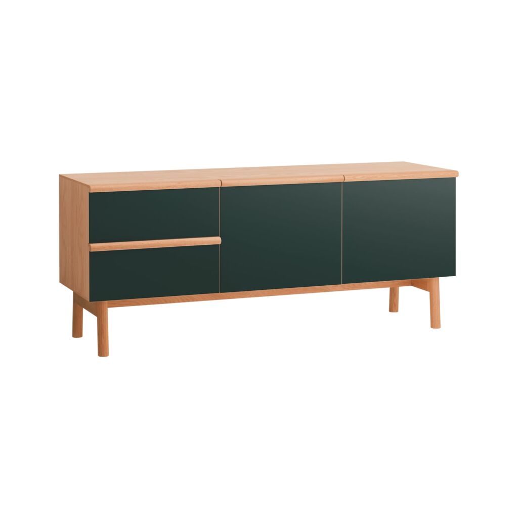 [IDEE]STILT SIDEBOARD L GREEN BLACK