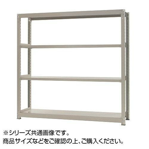 【同梱・代引き不可】中量ラック 耐荷重300kgタイプ 単体 間口900×奥行450×高さ1500mm 4段 ニューアイボリー