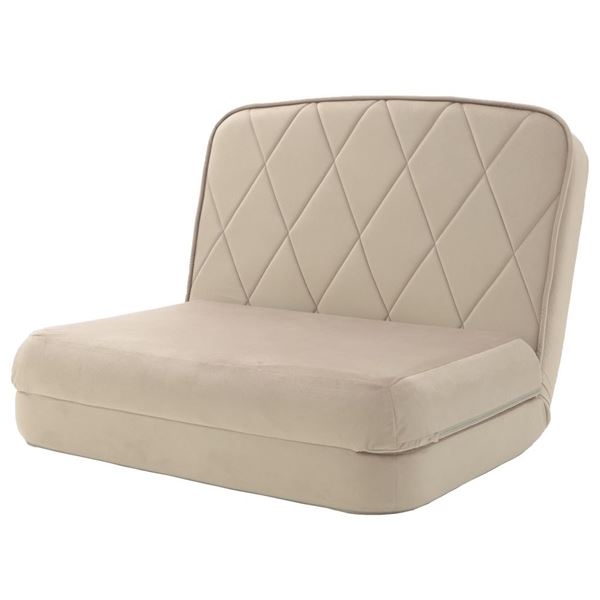 大人かわいいリクライニングソファ ベージュ【代引不可】[代引き不可]