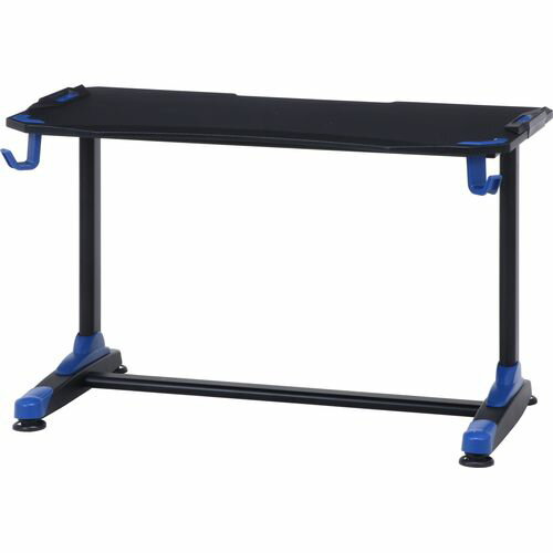 不二貿易 GAMINGDESKイージー01 38131 ブルー|家具・インテリア 家具・収納用品 デスク・チェア パソコンデスク