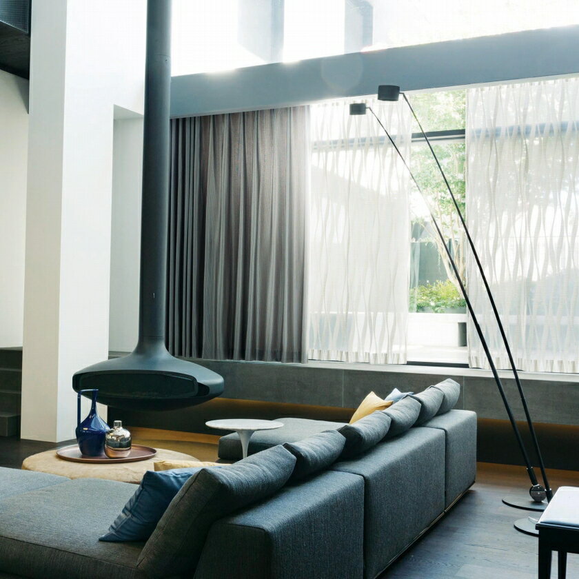 MODE S カーテン▼フラットD(約1.0倍ヒダなしカーテン・ドレスアップ加工)すくい縫い ウェーブ加工あり▼スミノエ モードエス【カーテン幅451～525×カン下寸法241～260cm】プレーンシリーズ D-4237～4241 ドレープ 日本製