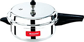 【中古】【輸入品・未使用】Butterfly SP-5.5L Standard Plus Wider Aluminum Pressure Cooker%カンマ% 5.5-Liter [並行輸入品]
