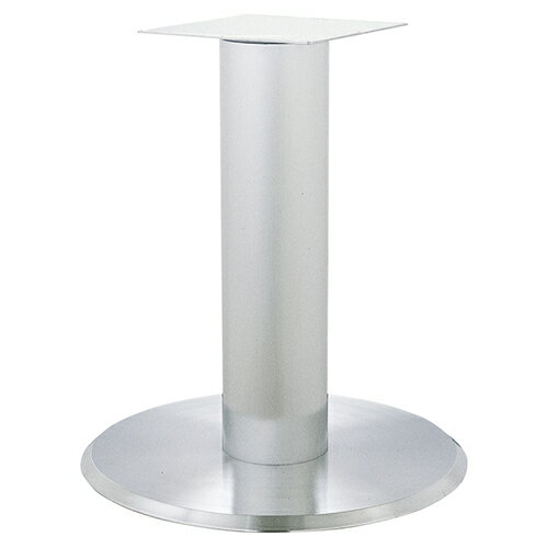 ハヤシ ステンレスH.Lベーステーブル脚 ベースサイズ:A600φ×【高さ指定可】 品番:RS-5D-L(ステンレスH・L) 塗装カラー:ポールシルバー塗装 ポール:139φ/送料別