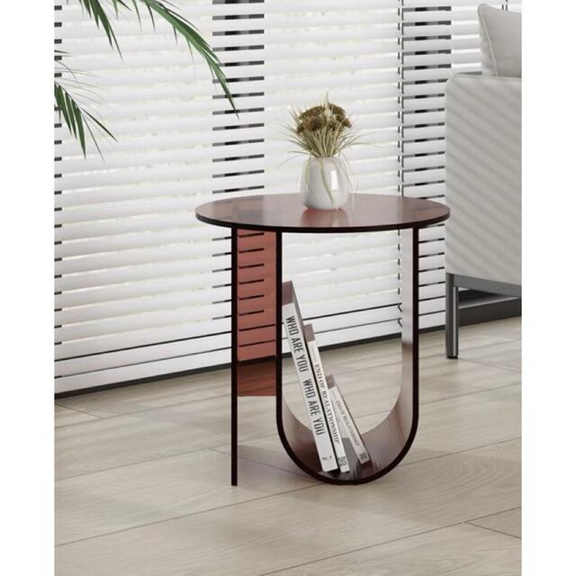 A041485高級アクリルサイドテーブル コンソールテーブル玄関テーブル 花台 電話台