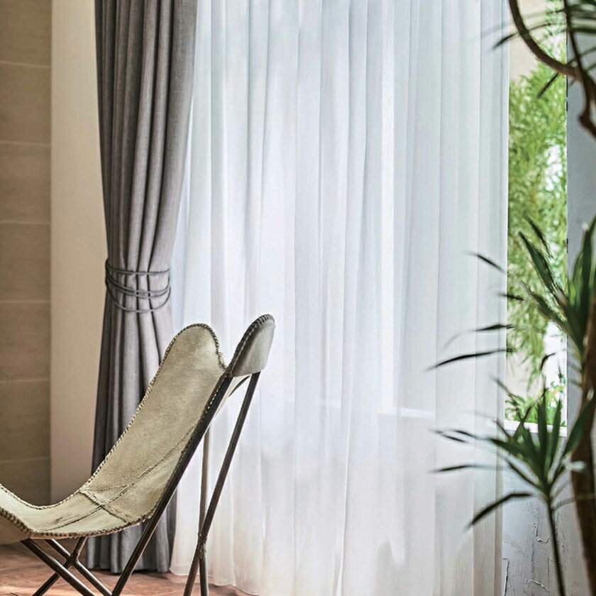 ▼カーテン グレードアップ(約2倍ヒダ) ▼スミノエ ULife ユーライフ カラーロック対応U-9416 防炎(イ) ウォッシャブル ミラーレース オフシェイド2 UVカットA【カーテン幅51〜100×カン下寸法51〜120cm】