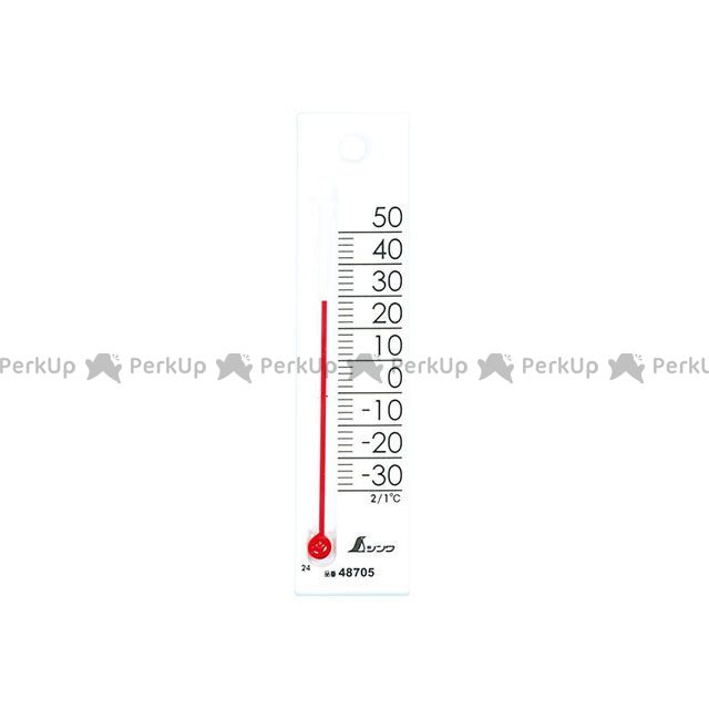 シンワ測定 48705温度計プチサーモスクエア縦120フック穴白 shinwasokutei 日用品