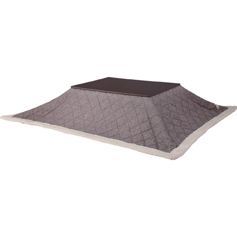 こたつ布団 長方形 送料無料 薄掛コタツ布団 長方形 サイズ190x230cm KK-102BR 東谷 AZUMAYA ツイード ブラウン コタツ布団 掛け布団 ブラウン 茶 ナチュラル カジュアル 長方形 こたつふとん こたつぶとん