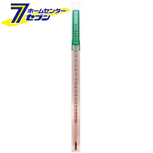 ガラス棒温度計 0~200℃ AL-320R クレセル [大工道具 測定具 クレセル 温度計]