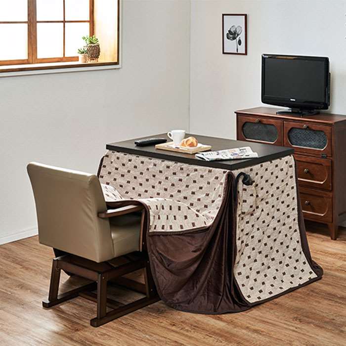 【北海道・沖縄・離島配送不可】【代引不可】こたつ布団 こたつ掛け布団 ハイタイプ薄掛け布団 トルタFH80 リモコンポケット付 80x80cm ハイタイプこたつ用 高脚こたつ用 torta 2090904700
