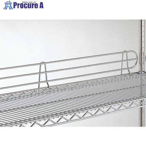 ERECTA バックレッジ (スーパーシリーズ・ワイヤーシェルフ用)間口760mm用 有効高さ100mm BLT760 1本 ■▼146-3851【代引決済不可】【送料都度見積】