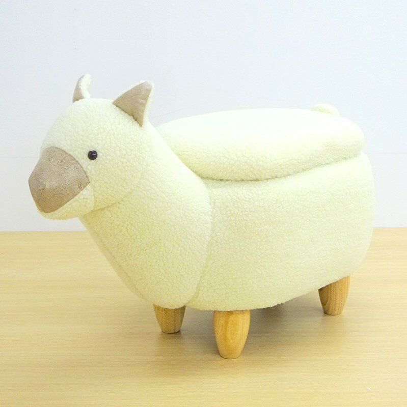 動物スツール収納付 アルパカ ビバホーム 収納 キッズ収納